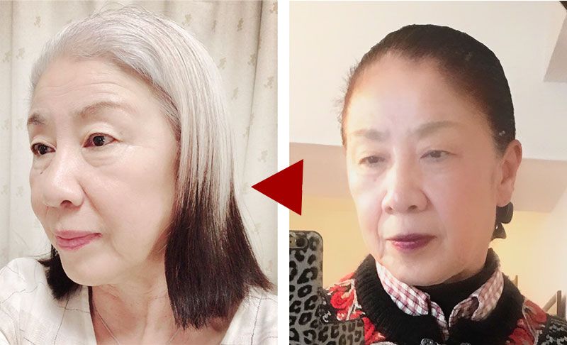 2ページ目 グレイヘア ターバン が大好評 移行期の 逆プリン 対策にも グレイヘア成功の秘訣 美容 婦人公論 Jp