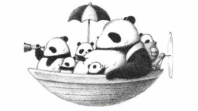 「号泣注意」TikTokで300万回再生されて話題の絵本作家・はせがわゆうじさんの漫画「パンダを描くのに闘争心は必要か？」