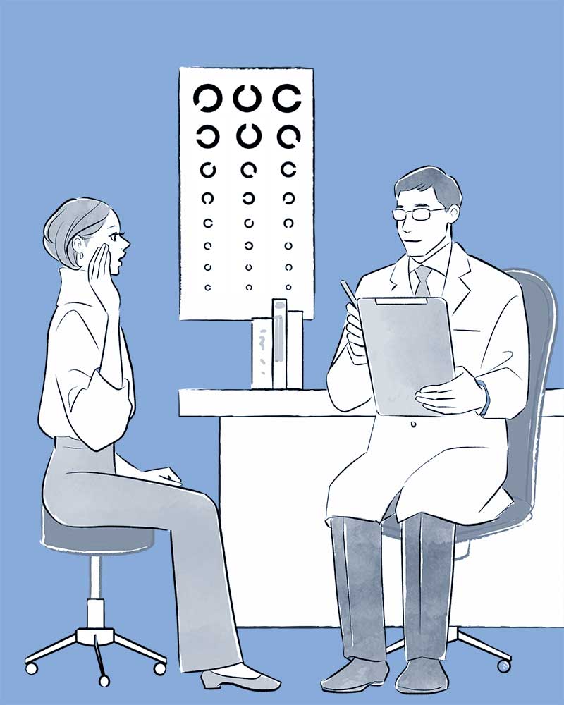 画像 写真 近視の人は老眼にならない は本当 垂れたまぶたは 手術で視野が戻るだけでなく 若返る効果も 100歳まで 自分の目 でものを見続けよう ２ 健康 婦人公論 Jp