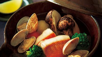 【レシピ】きのこ尽くし「アクアパッツァ風松茸鍋」