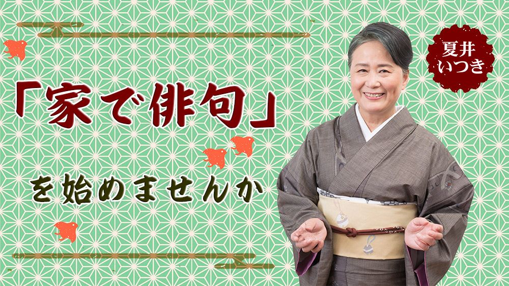 夏井いつき「〈家で俳句〉を始めませんか? 出かけなくても五七五のタネは無限に」
