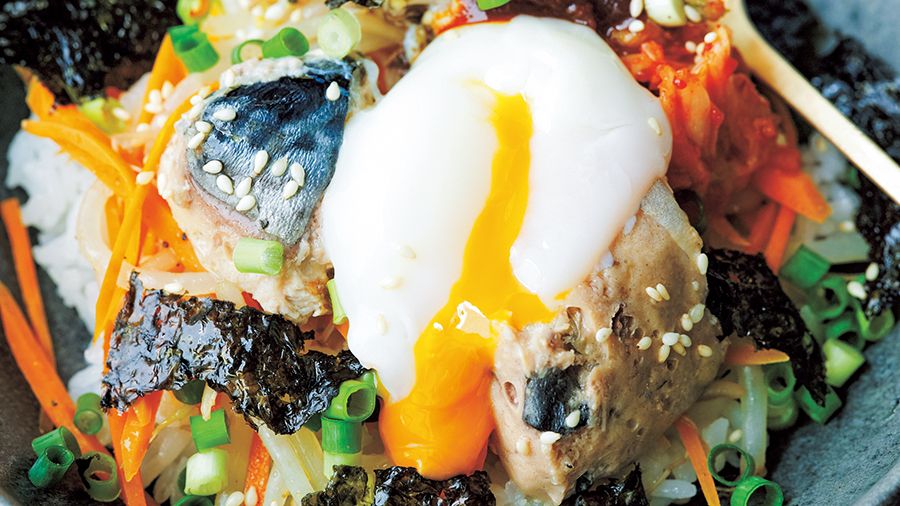 【レシピ】<おいしく賢くフレイル予防>「鯖缶ビビンバ」