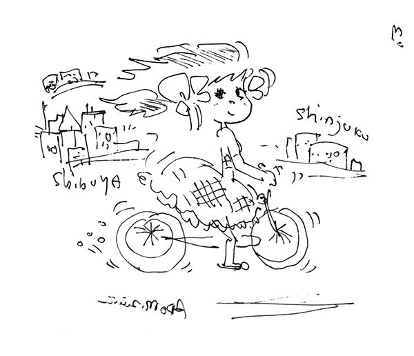 2ページ目 水森亜土さんから田村セツコさんへ 赤い自転車にのり 渋谷は私の庭よ と走りまわっておられる姿がステキ 人間関係 婦人公論 Jp