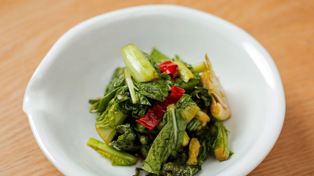 〈手作り漬け物で生きている乳酸菌を摂ろう〉「野沢菜のピリ漬け/大根の味噌漬け/りんごの甘酒スムージー」レシピ