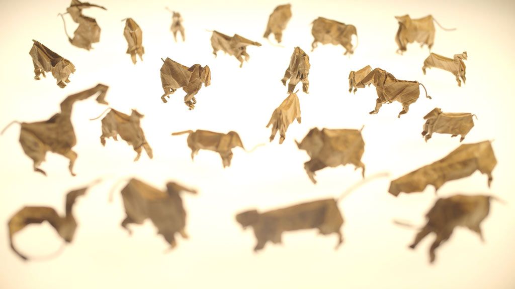 【art】枯れ葉を折った動物やとげだらけのオブジェに驚嘆