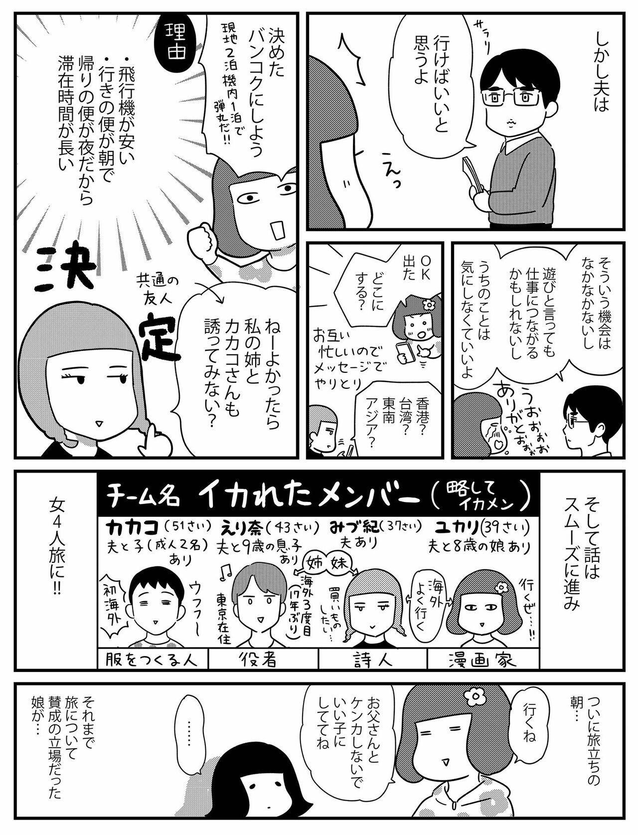 2ページ目 漫画 瀧波ユカリ バンコク2泊4日旅行で 脱 主婦体験 してみたら 人間関係 婦人公論 Jp