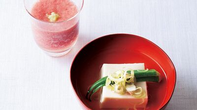 【レシピ】だしたっぷり本格和食。「トマトのすり流し」「ごま豆腐椀」の作り方〈初夏に愉しむ〉