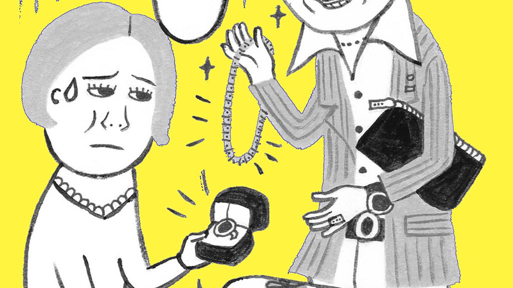威圧的で、なんだか怪しい…。買取業者の電話攻勢に負けてしまったがために