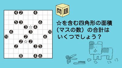 ひらめきパズル第14回（2）数字に合わせて盤面を切り分けて、楽しく頭を鍛えよう！計算力と思考力向上を目指して「四角に切れ」にいざ挑戦！