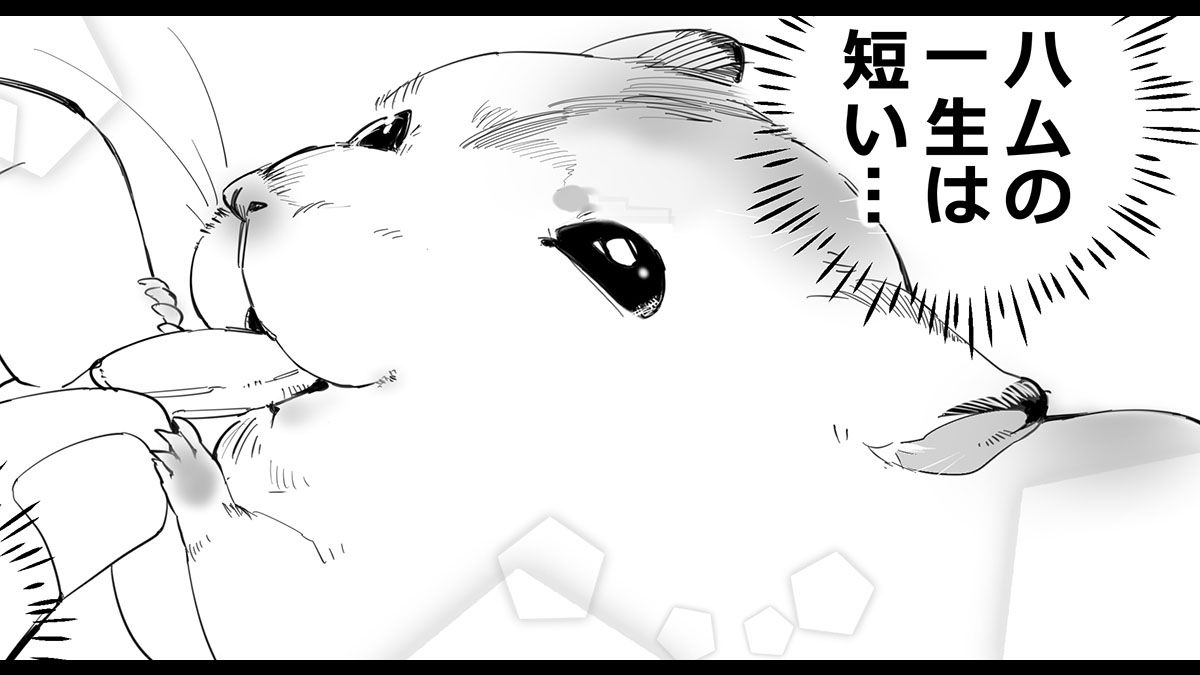 【漫画】魅惑のハムスター、なつく「エサもらえるなら誰でもいい!」
