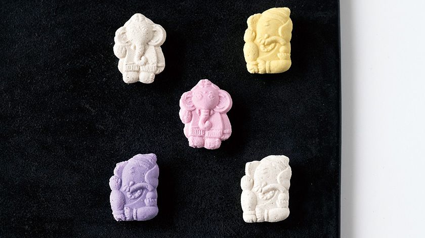 【京の菓子】ガネーシャさまが京の老舗菓子店にご降臨 〜若狭屋久茂「Ganesha」